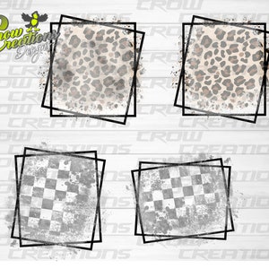 Checkered Flag Background, Leopard Grunge Background, Racing PNG, Racing Sublimation, Grunge Background, Sublimation Design, DTF Image