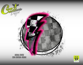 Checkered Lighting Bolt Leopard Grunge Background, Racing PNG, Racing Design, Grunge Racing Backsplash, Sublimation Racing PNG, DTF Image