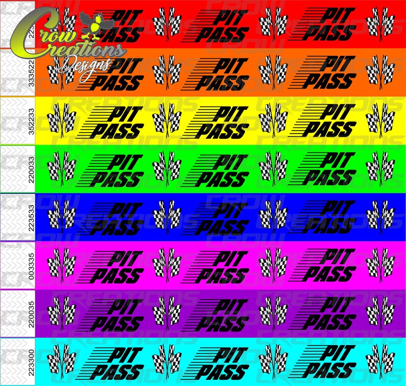 Pit Pass Lettering Pit Pass Racing Seamless 20oz Skinny Straight Tumbler Sublimation ...