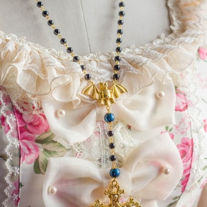 Gothic Goldene Perle 5-Dekade Gebet Rosenkranz