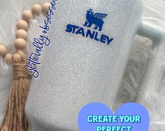Stanley Glitter Tumbler, Custom Stanley glitter tumbler, glitter Stanley tumbler, glitter tumbler, glitter stanley cup, epoxy glitter cup