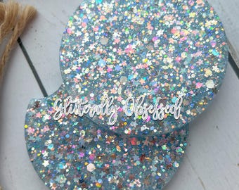 Glitter Car Cupholder Coasters, Car Accessories, Glitter Coaster, Car Cupholder, Two Piece Set, Gifts for Her, New Car Present
