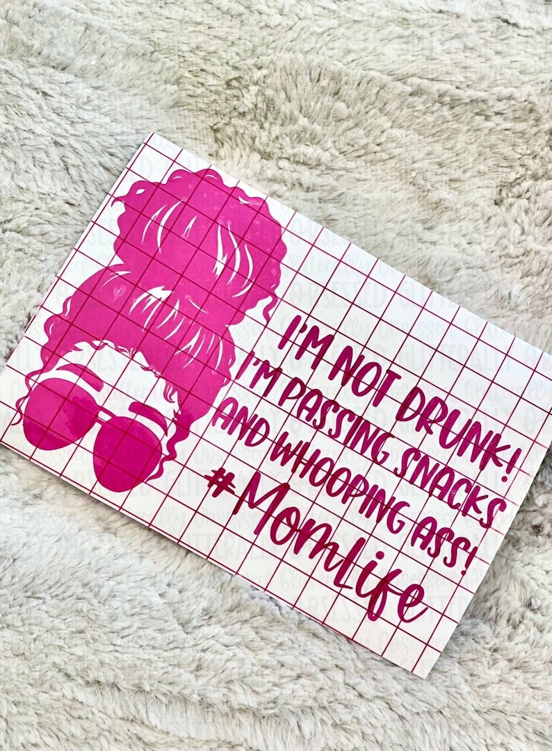 Im not drunk decal, Im not drunk im passing snacks, mom car decals, Funny Car Decal, Decals For Women, Mom life decal, Funny Car Decal image 3