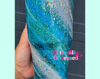 Glitter Swirl Tumbler, Milky Way Glitter Tumbler, Marble Tumbler, Opal Glitter Tumbler, Glitter Tumbler, Stanley Milky Way Tumbler