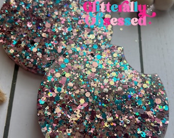 Glitter Car Cupholder Coasters, Car Accessories, Glitter Coaster, Car Cupholder, Two Piece Set, Gifts for Her, New Car Present