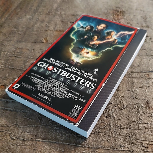 Ghostbusters Afterlife VHS Blank Journal