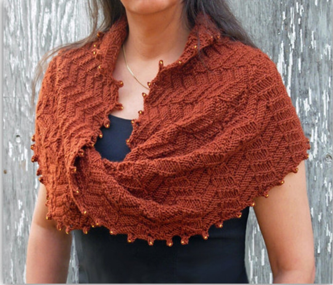 Beaded Moebius Knitting Pattern Etsy