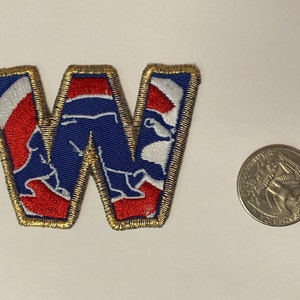 Run for the W Iron on patch Gold 2pk image 4