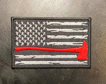 First Line Flag Patches -- Fire Axe