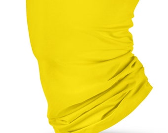 Download Yellow Neck Gaiter Etsy PSD Mockup Templates