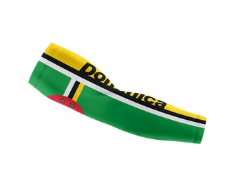 Dominica vlag armhoes