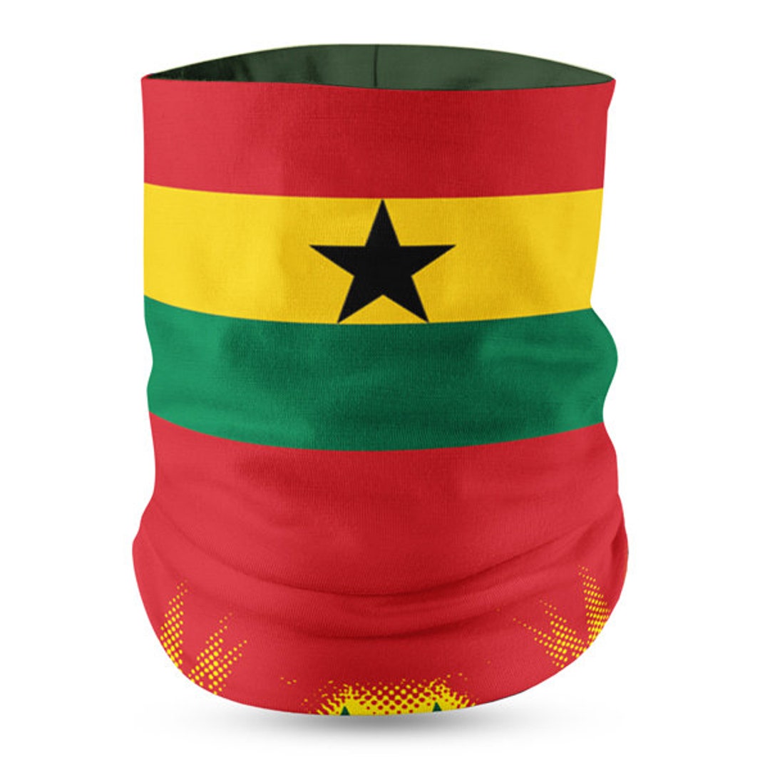 Ghana Flag Face Bandana Etsy