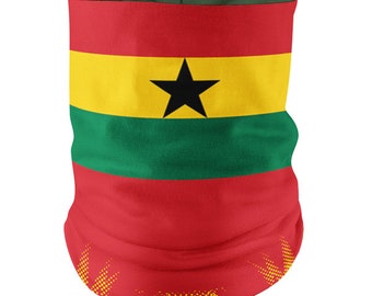 Ghana Flag Face Bandana
