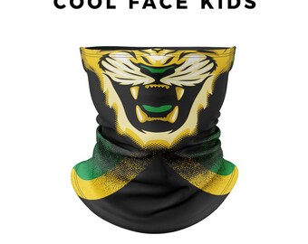 Kid Size – Jamaican Flag Face Bandana