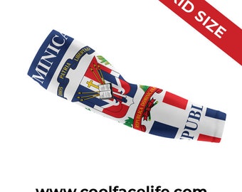 Kids Sized Dominican Republic Flag Arm Sleeve