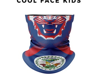 Kid Size – Belize Flag Face Bandana