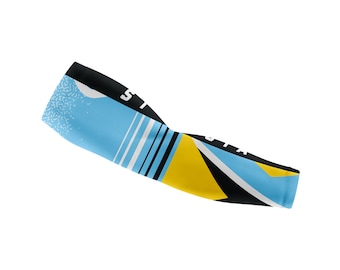 St Lucia Flag Arm Sleeve