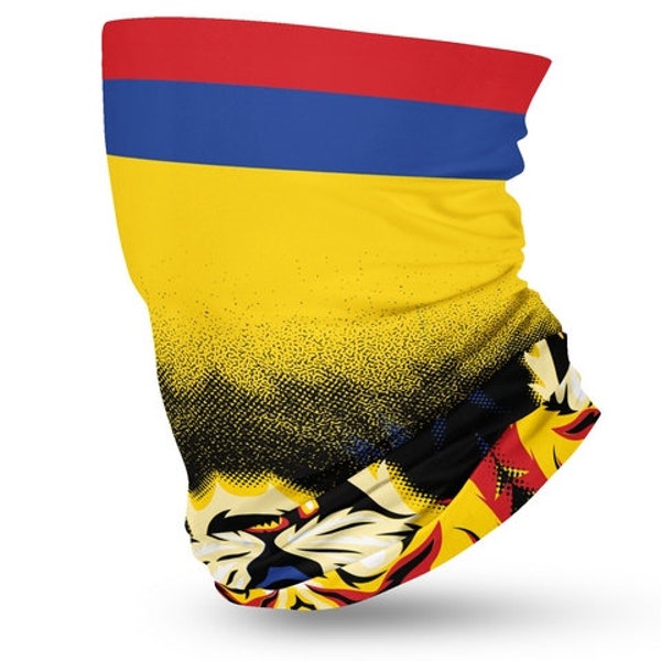 Colombia Flag Face Bandana
