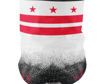 Washington DC Flag Face Bandana