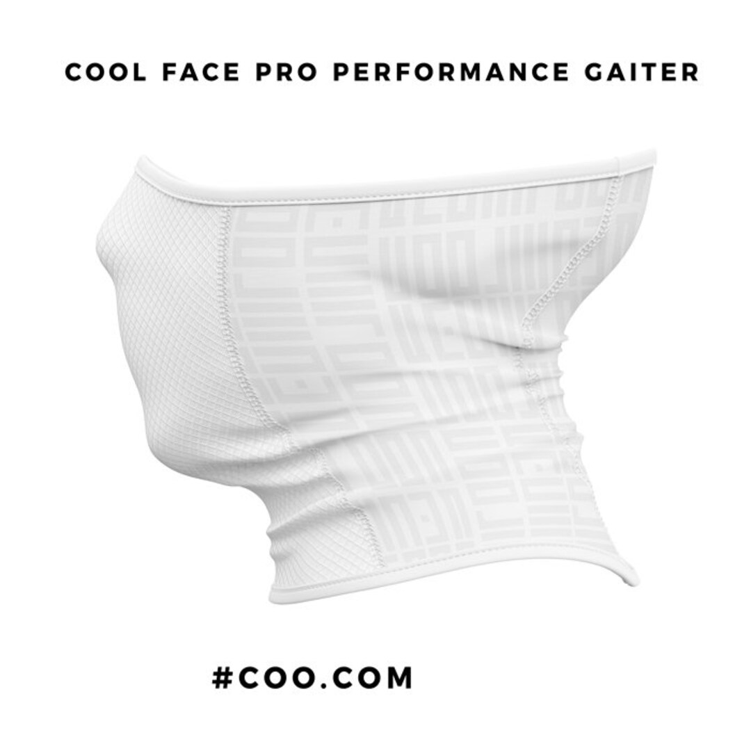 Pro All White Neck Gaiter Etsy