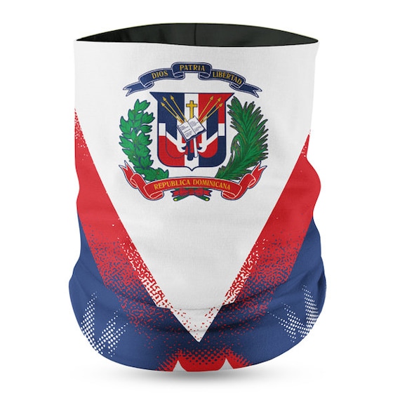 3 Bandanas Cotton Dominican Republic Flag Head Scarf Three Handkerchiefs 