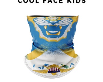 Kid Size – US Virgin Islands Flag Face Bandana