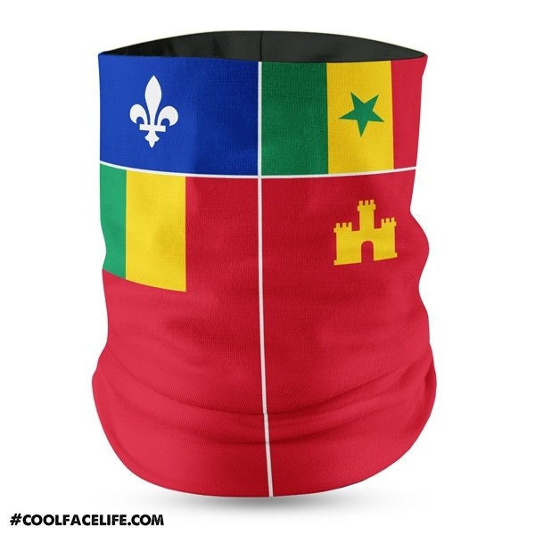 Creole Flag Face Bandana