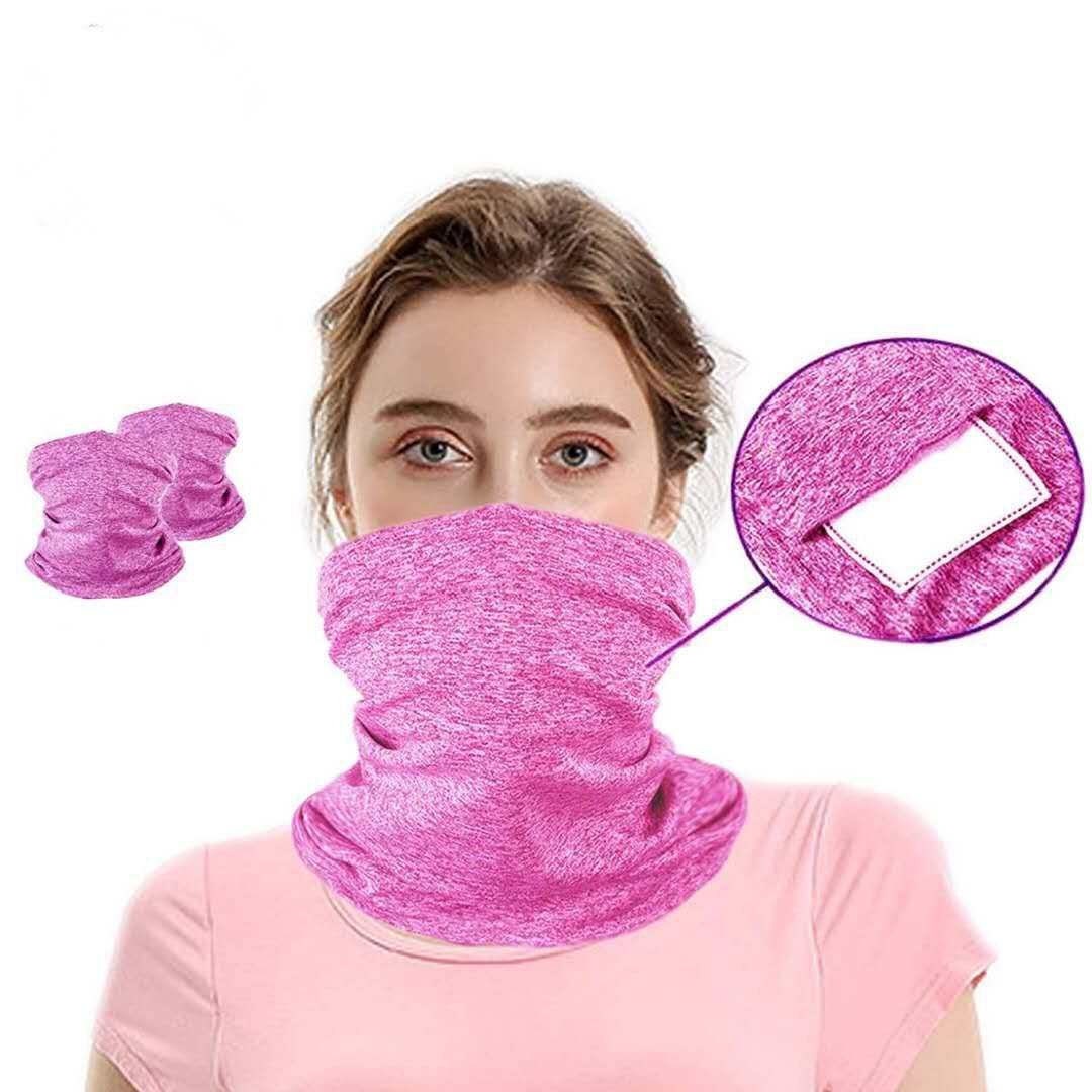 Braga cuello para niños Militar rosa