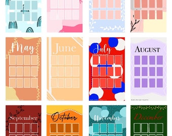 Monthly Reading Templates for Instagram