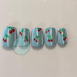 Cherry Bomb Press On Nails