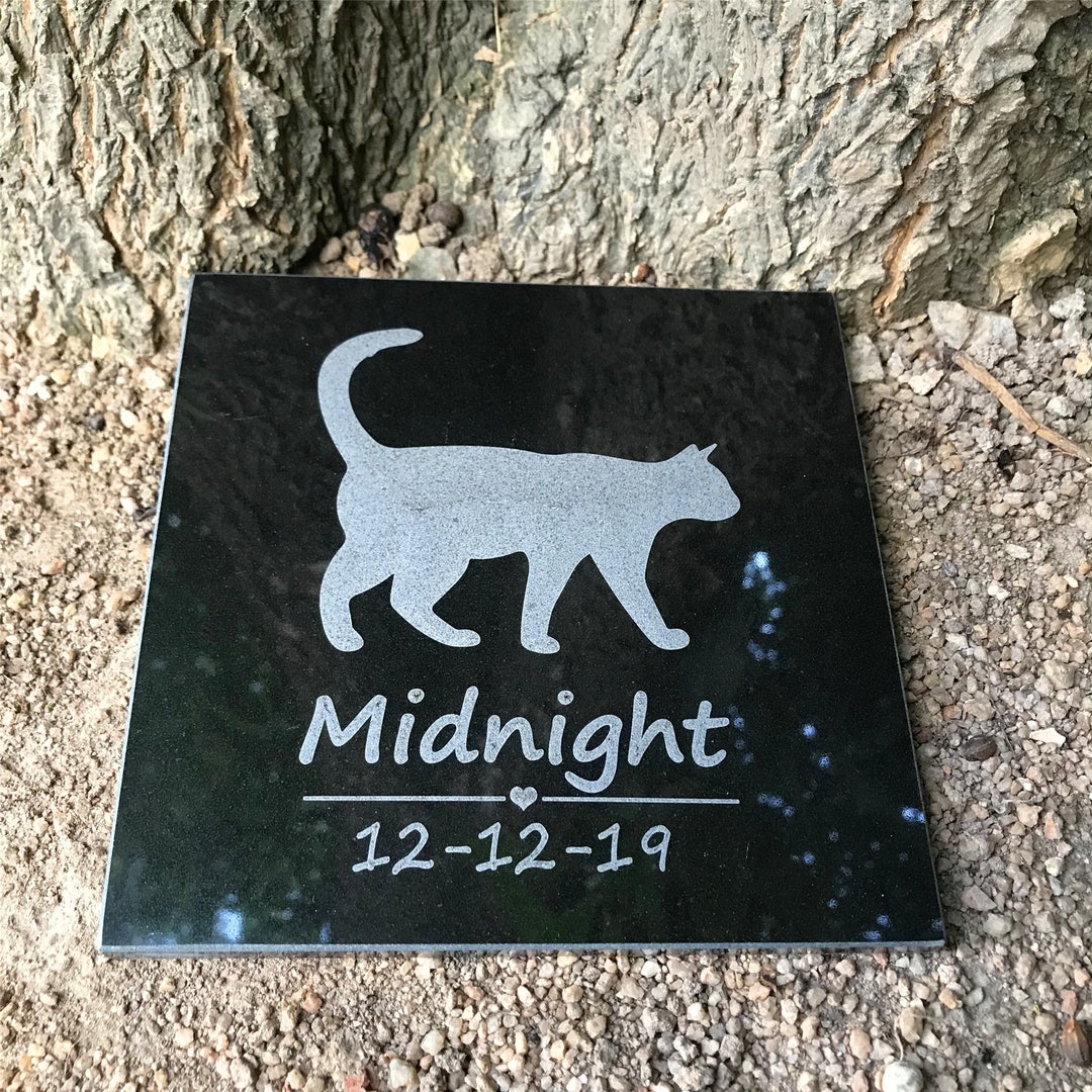 Personalized Cat Memorial Stones Tombstones,granite Cat Burial Markers