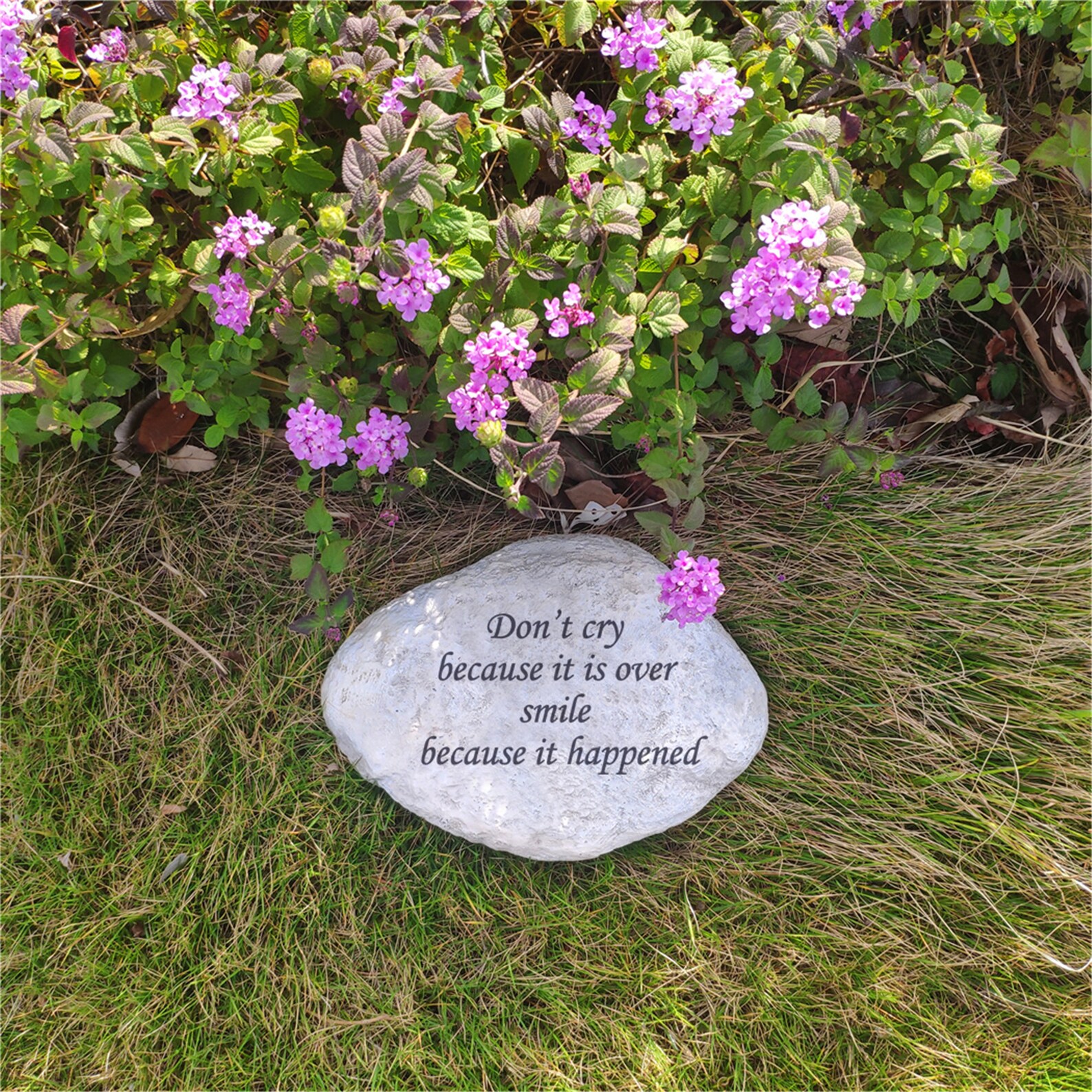 Decorative Garden Stones Engraved With Any Message Etsy