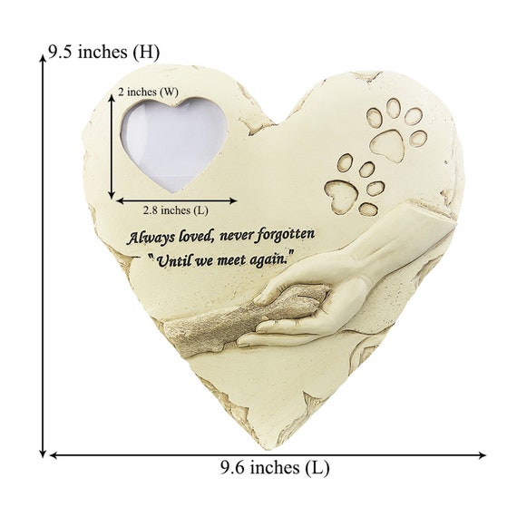 Paw Print Pet Memorial Stone for Dog Cat Keepsake - China Paw