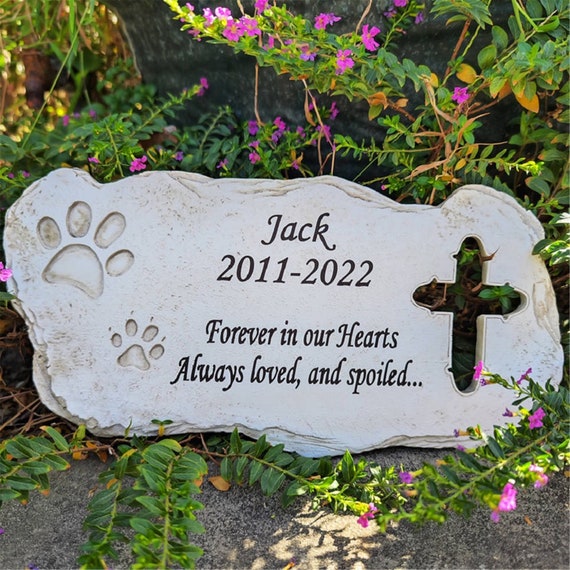 Pet Memorial Stone, Pet Headstone, Dog Tomb Stone, Pet Tomb Stone, Dog  Memorial Stone With Photo, Pet Loss Gift, Pet Grave Marker 
