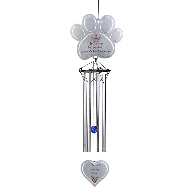 Paw Print Wind ChimesPersonalized Pet Wind Chimes Outdoors or Etsy