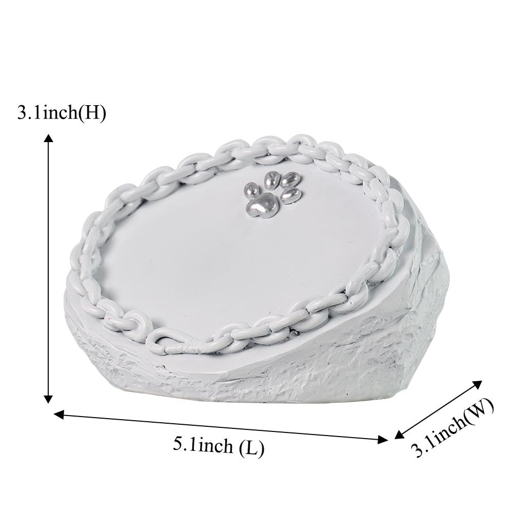 Pietra Commemorativa Personalizzata Per Cani E Gatti - Ricordo Con Nome E Date Incise - Regalo Di Simpatia - Foto 2