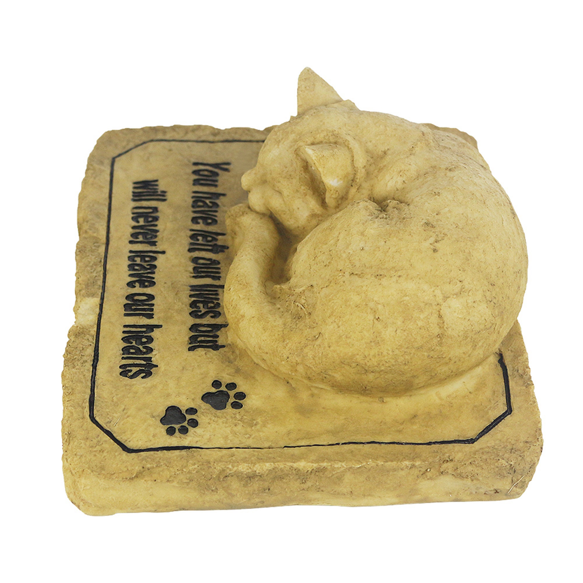 Cat Memorial Stones Paw Prints Cat Grave Markers Garden Etsy