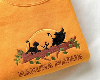 It Means No Worries Embroidered Sweatshirt