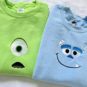 Monster Friends Embroidered Sweatshirt