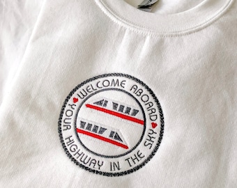 Highway In The Sky Embroidered Sweatshirt