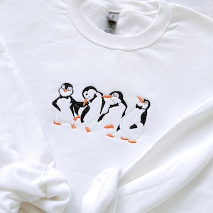 Poppins Penguins Embroidered Sweatshirt