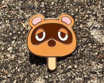 Tom Nook Ice Cream Bar Enamel Pin