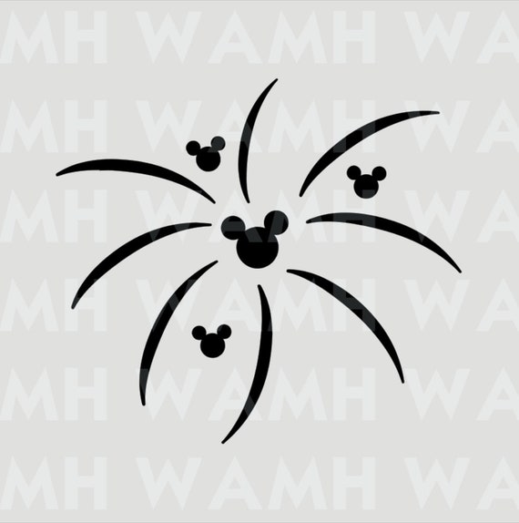 Download Free Disney Mickey Mouse Firework Svg Dxf Png File Etsy SVG Cut Files