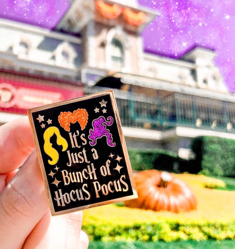 It's Just a Bunch of Hocus Pocus Fantasy Enamel Pin image 1