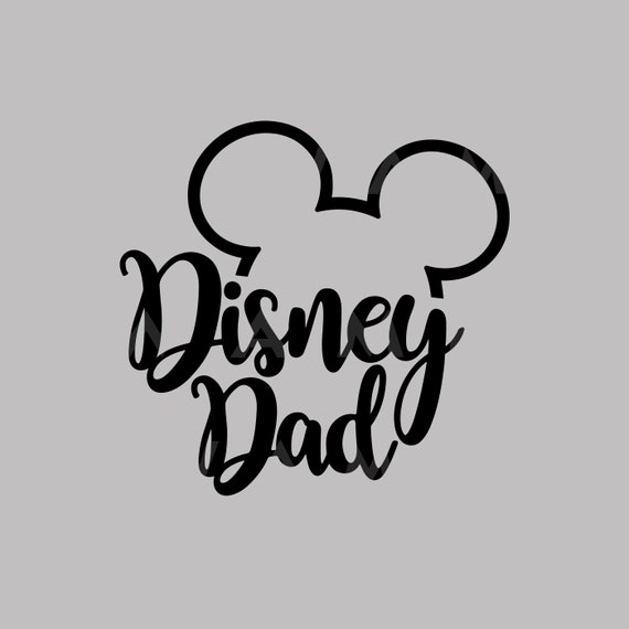 Download Disney Dad Mickey Mouse Inspired Svg Dxf Png Cutting Etsy
