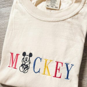 Magical Mouse Embroidered Comfort Colors Tee