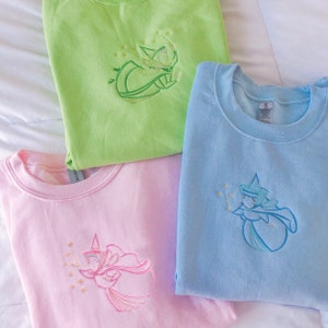 The 3 Fairies Embroidered Sweatshirt