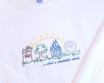 Magical World Embroidered Sweatshirt