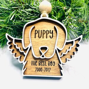 Dog Memorial Ornament, Pet Sympathy Gift Dog, Pet Loss Gift, Pet Loss Memorial, Pet Bereavement Gift, Pet Remembrance Gift, Dog Lover Gift
