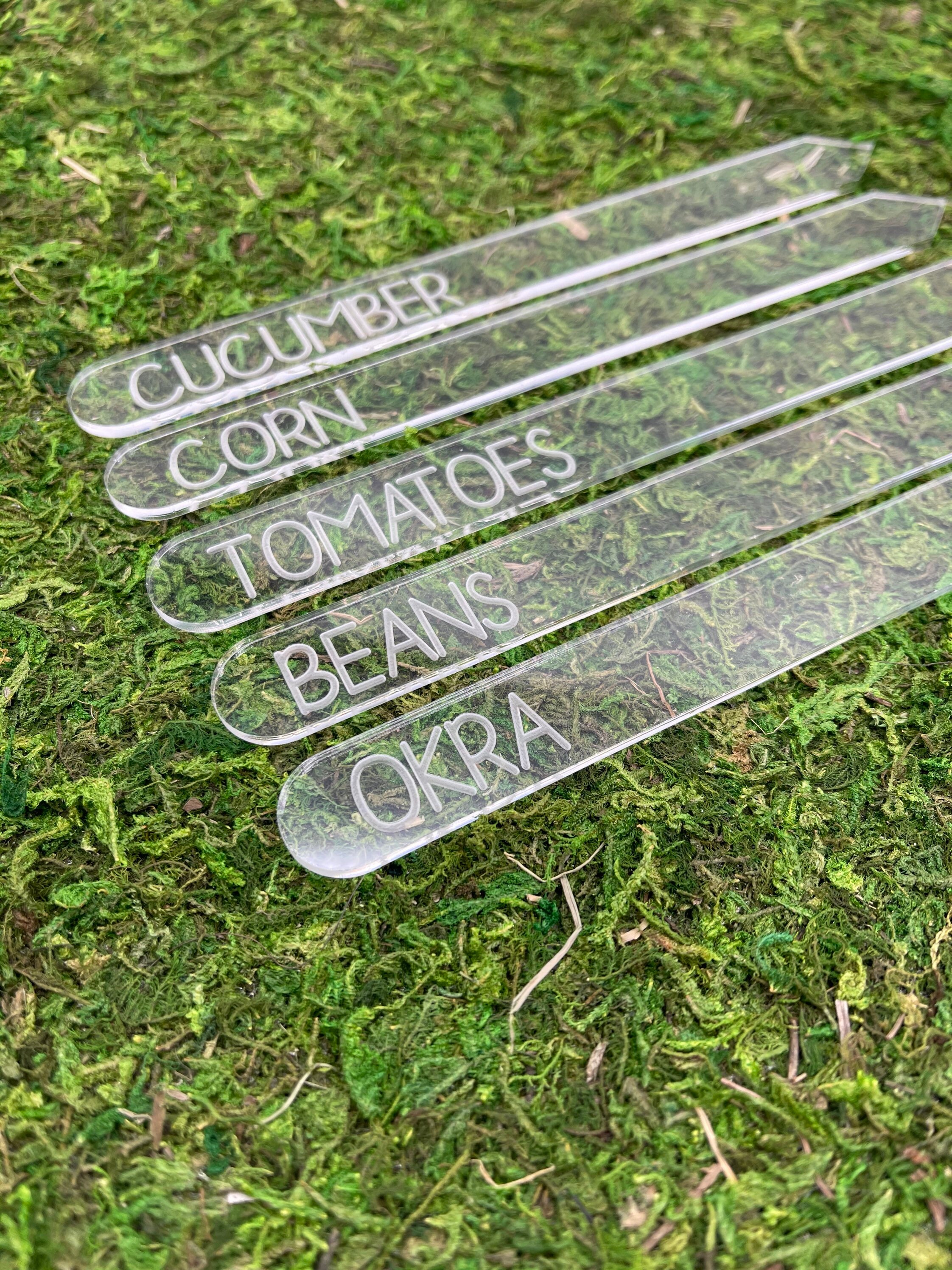 Plant Markers Garden Stakes Garden ID Tags Plant Name Tags